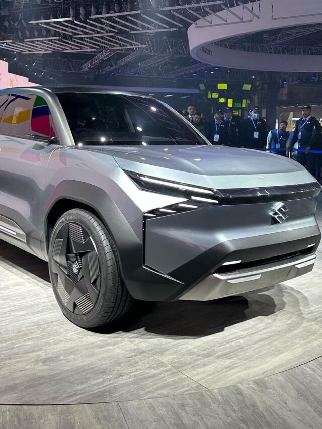 Maruti Suzuki Electric Car eVX spotted on Indian roads